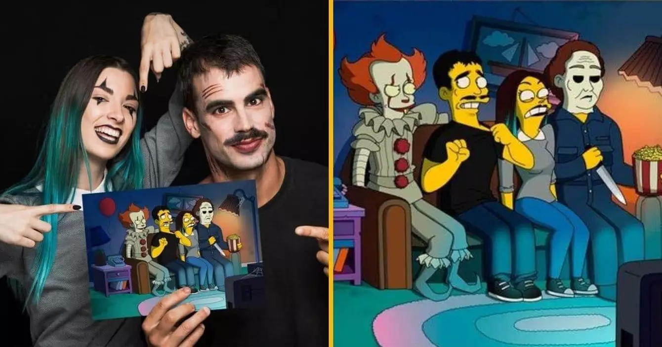 portrait-film-horreur-les-simpsons-personnaliser