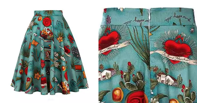 jupe-vintage-frida-kahlo