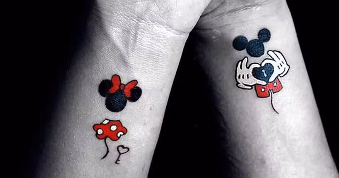 tatouages-couples-inspires-mickey