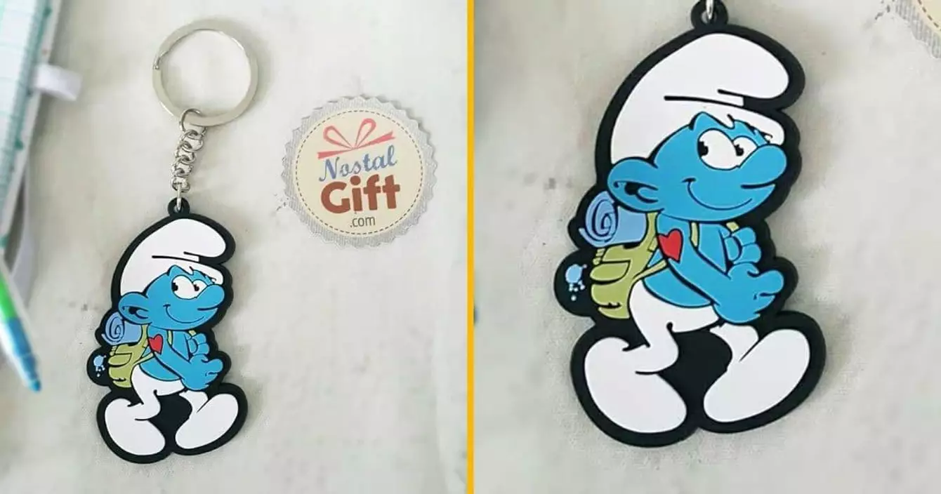 un-porte-cles-schtroumpf