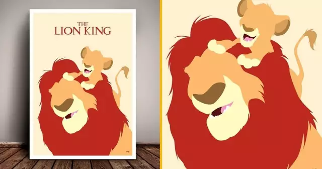 affiche-minimaliste-roi-lion