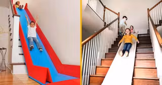 toboggan-escalier-rapide