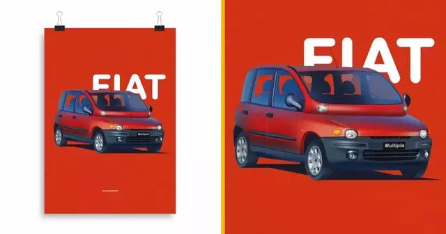 affiche-fiat-multipla-automobile