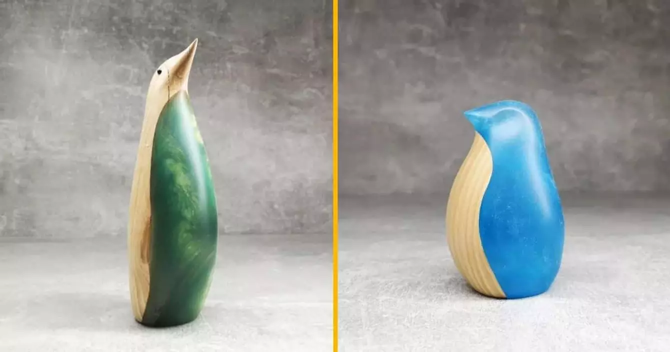 sculpture-pingouin-resine`