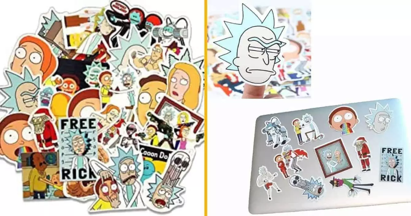 autocollants-rick-morty
