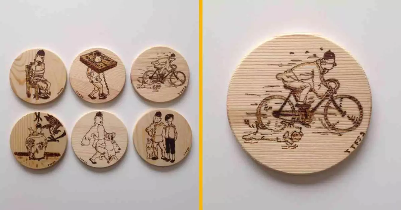 dessous verre tintin