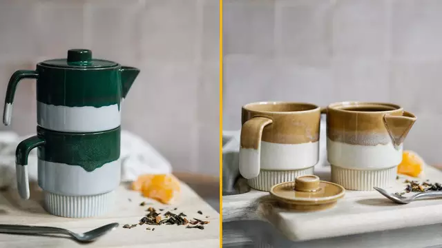 THÉIÈRE-TASSE-CÉRAMIQUE