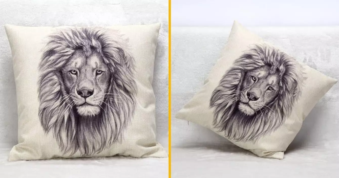 coussin-lion
