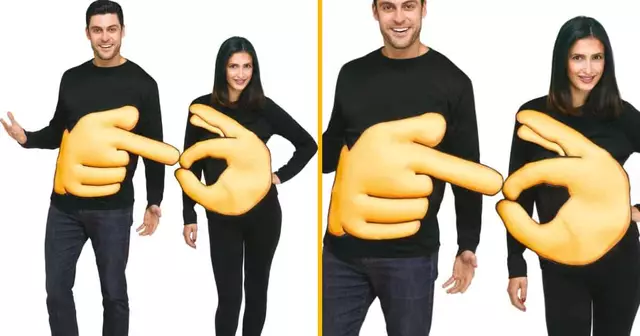 deguisement-couple-jeu-rond