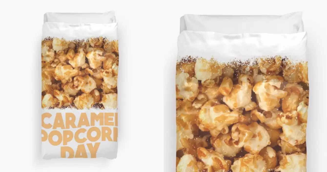 housse-couette-pop-corn-caramel