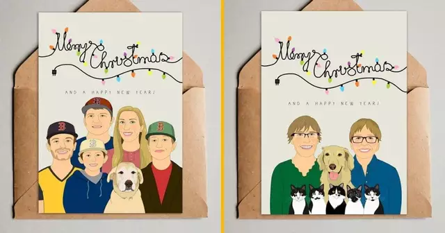 carte-voeux-noel-personnalisable-petite-famille