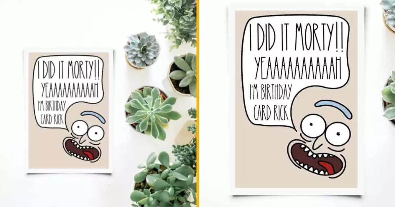 carte-anniversaire-rick-morty