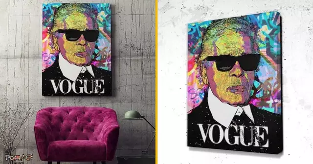 tableau-karl-lagerfeld-fashion