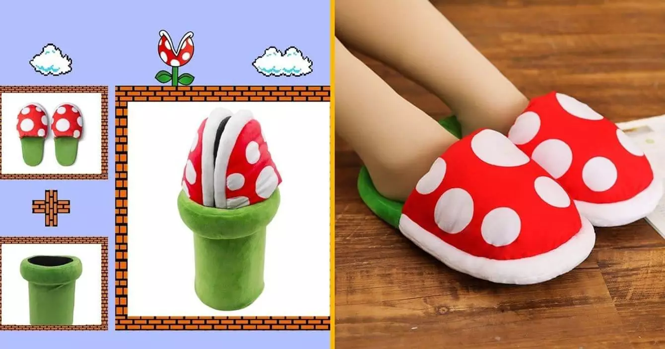 chaussons-plante-pirahna-mario