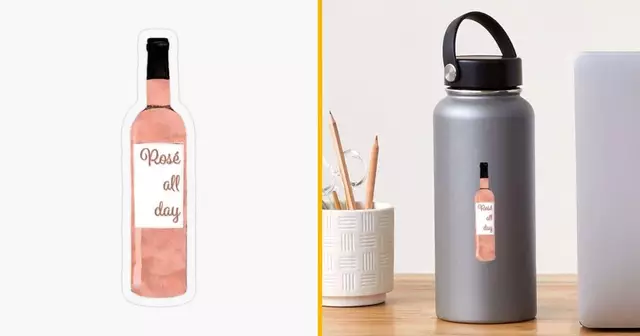 autocollant-rose-all-the-day