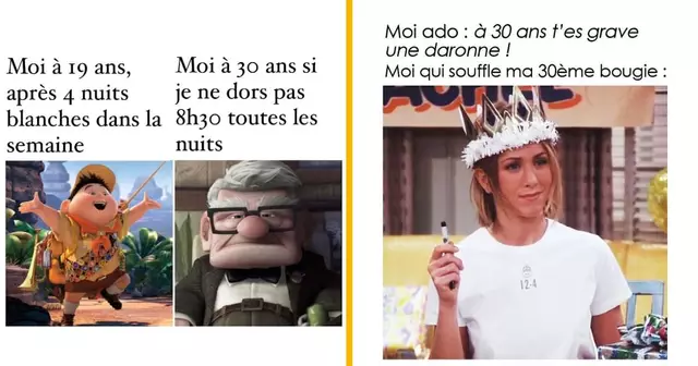 top memes 30 ans