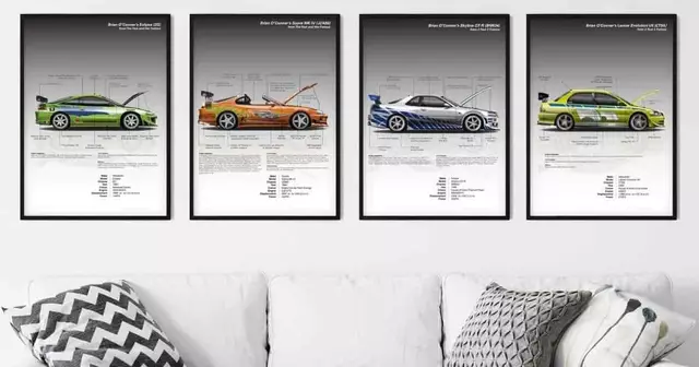 set-affiches-voitures-fast-and-furious