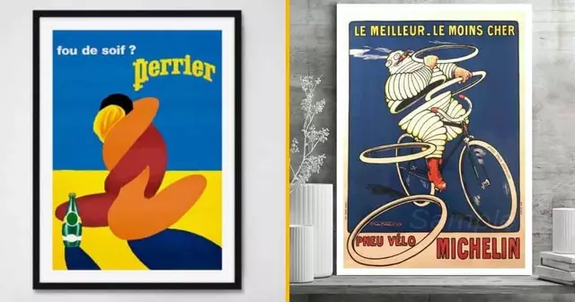 UNE_SHOPPING_AFFICHES_VINTAGE_PUBLICITE