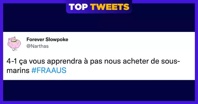 top tweets france australie