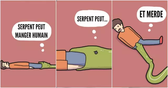 une serpent