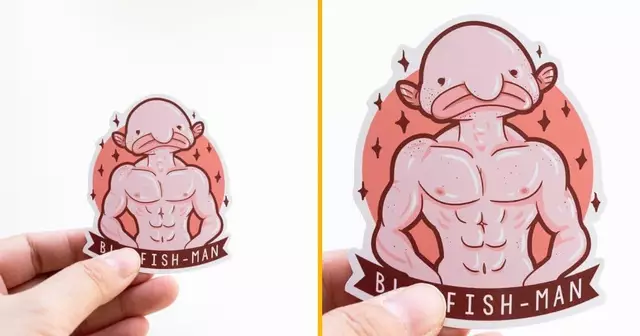 autocollant-blobfish-sexy