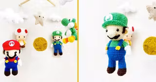 mobile-super-mario-feutrine-bercer-bebe