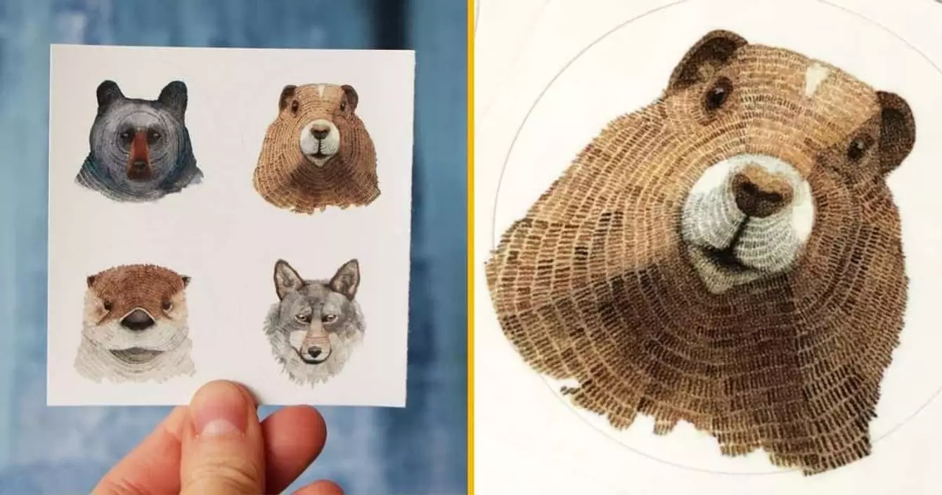 stickers-marmotte-loup-loutre-ours