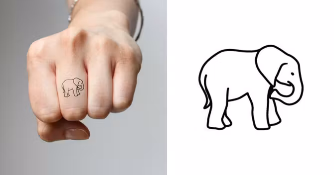 tatouage-elephant