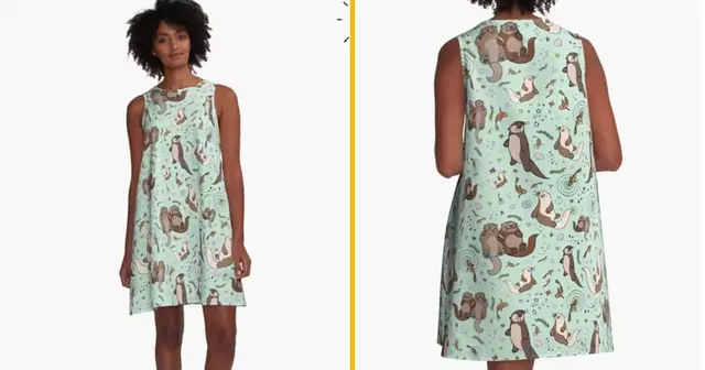 robe-imprimee-loutre