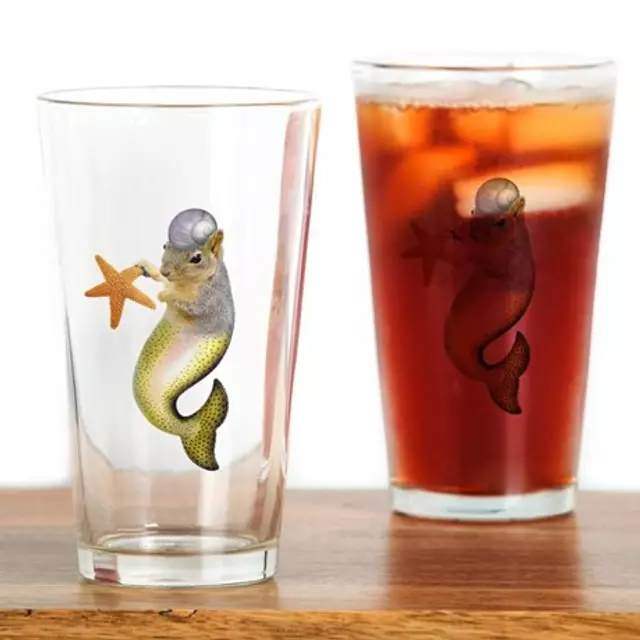 mermaid_squirrel_drinking_glass