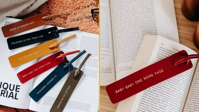 marque-pages-cuir-vegetal-messages