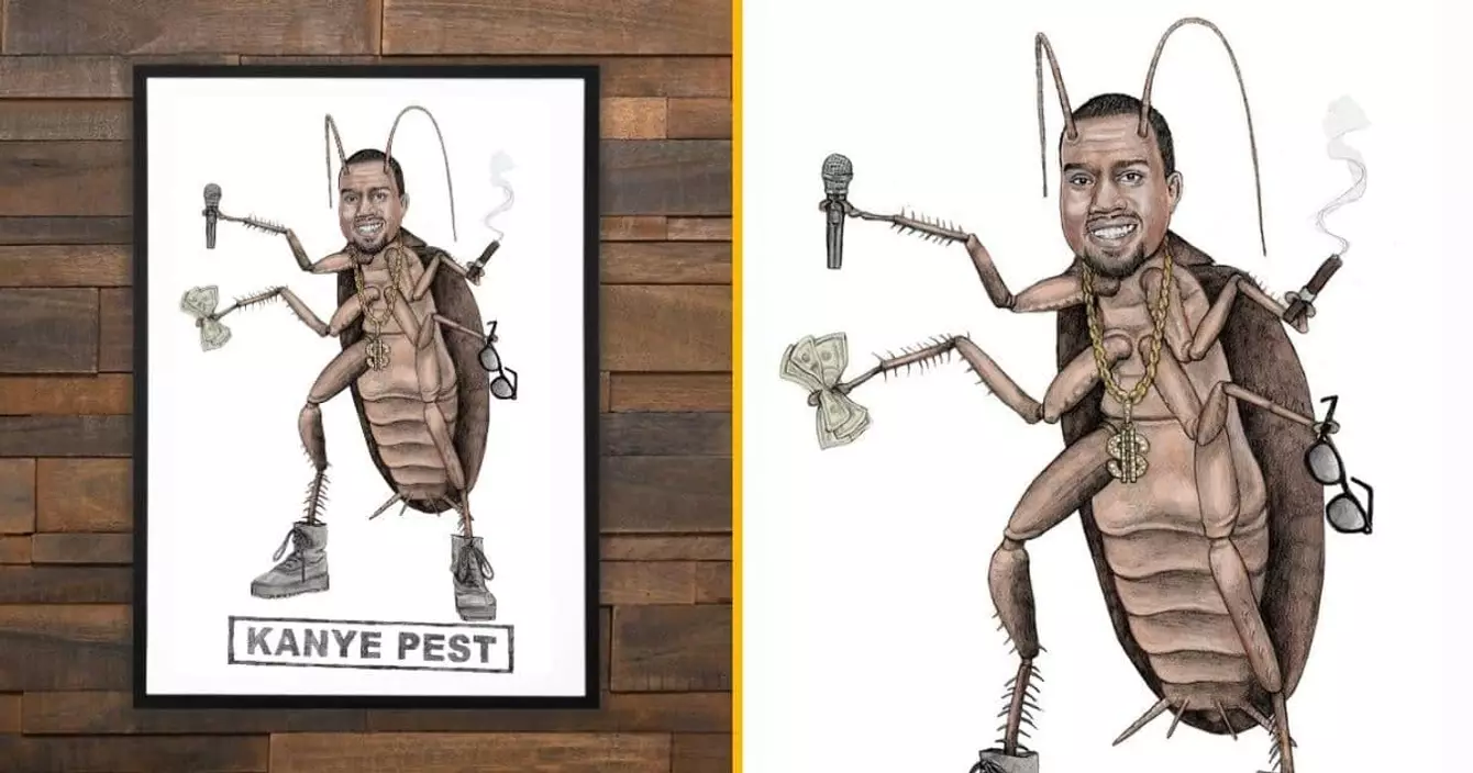 affiche-kanye-west-insecte-kanye-pest
