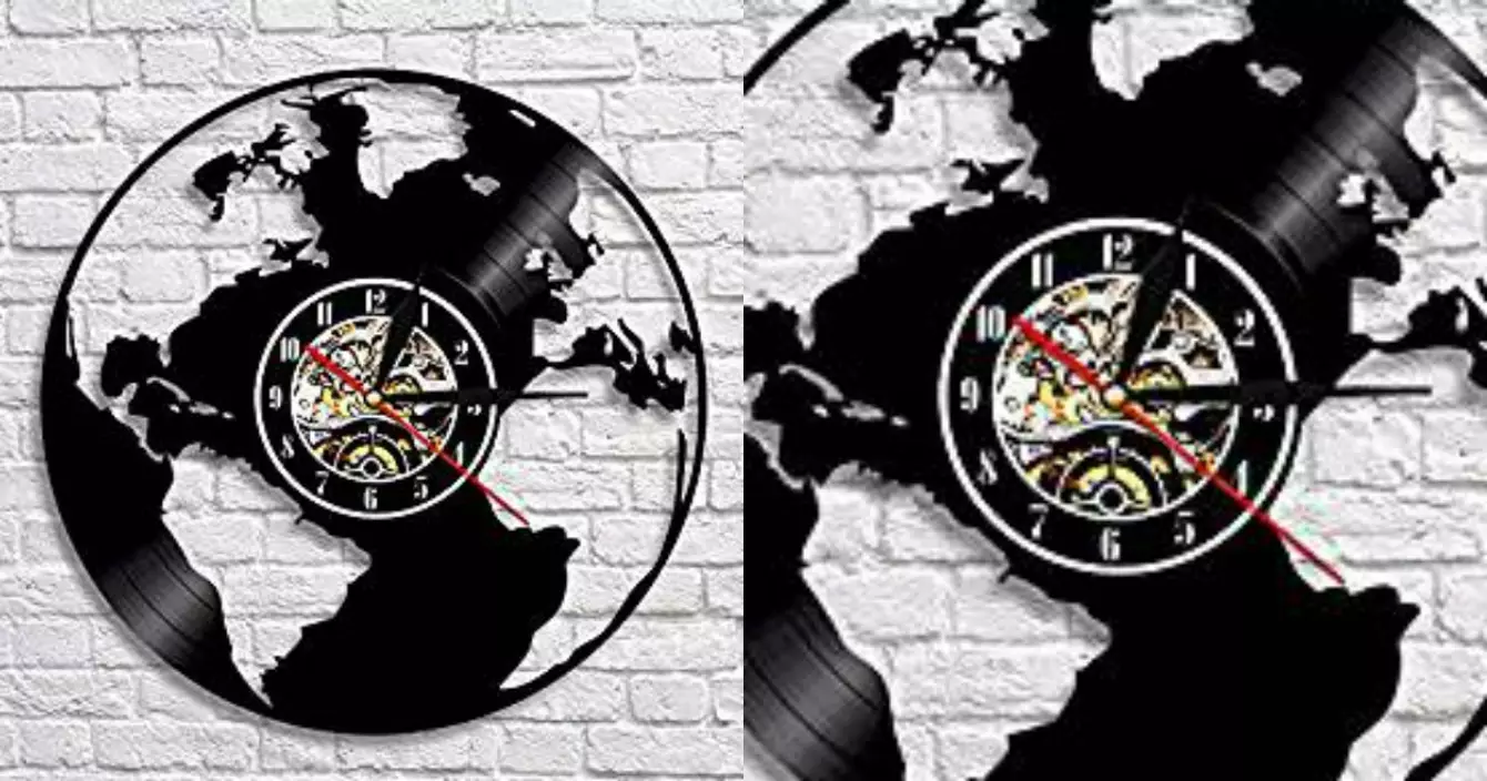 horloge-monde-vinyle