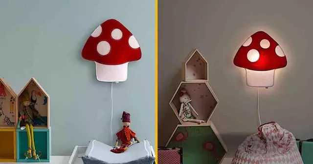 lampe-murale-champignon