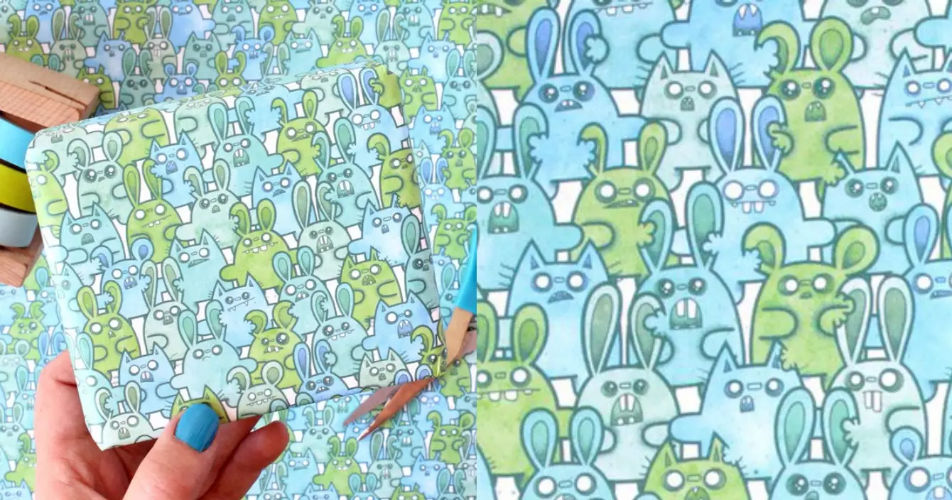 papier-cadeau-zombies