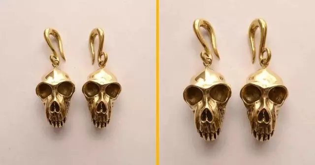 boucle oreille singe