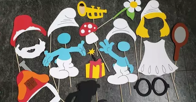 accessoires-photobooth-schtroumpfs