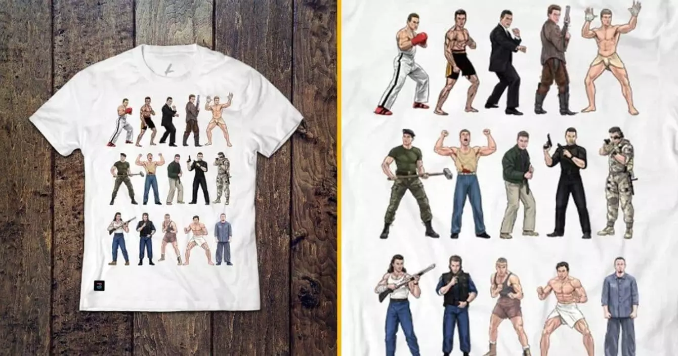 t-shirt-personnages-principaux-van-damme
