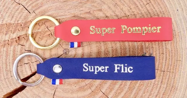 porte-cle-pompier-policier