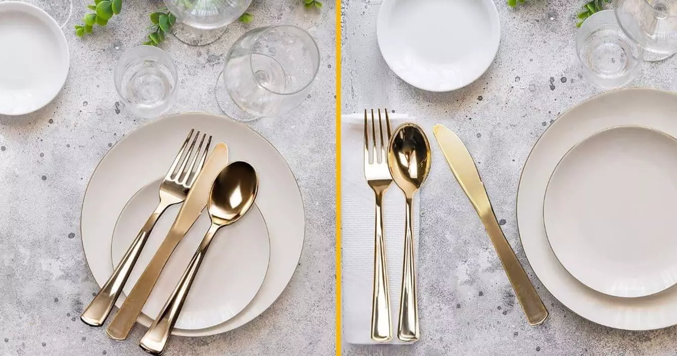 couverts-plastiques-dores