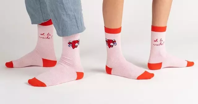 chaussettes-la-vache-qui-rit-fromage-enfance