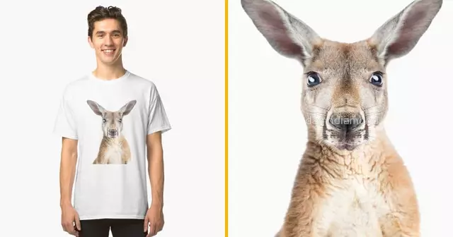 t-shirt-visage-kangourou