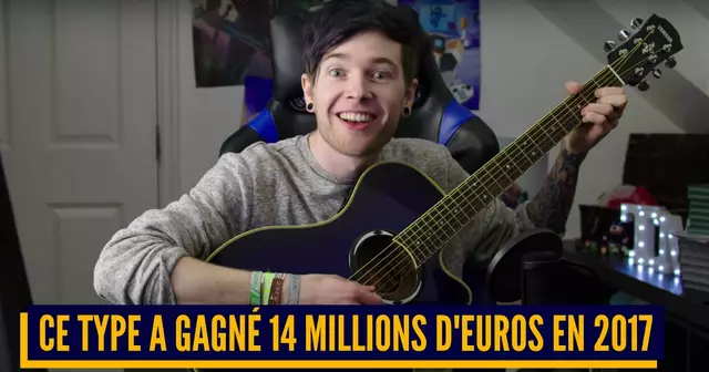 Une youtubeur mieux payés
