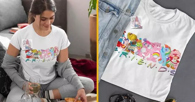 un-t-shirt-vintage-bisounours-and-friends