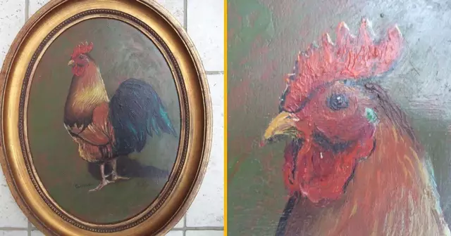 peinture-huile-coq