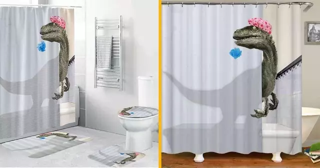 rideau-douche-danseuse-dinosaure
