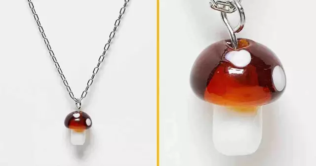 pendentif-dore-champignon