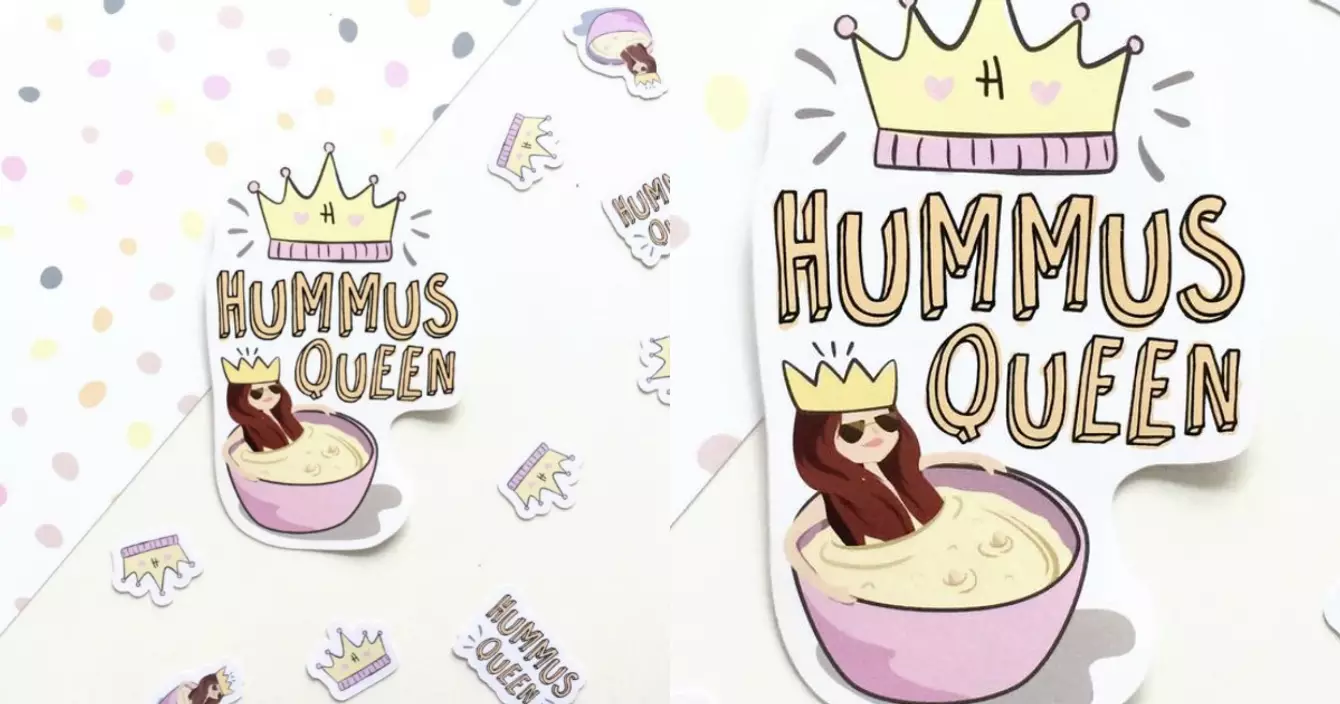 autocollant-reine-houmous