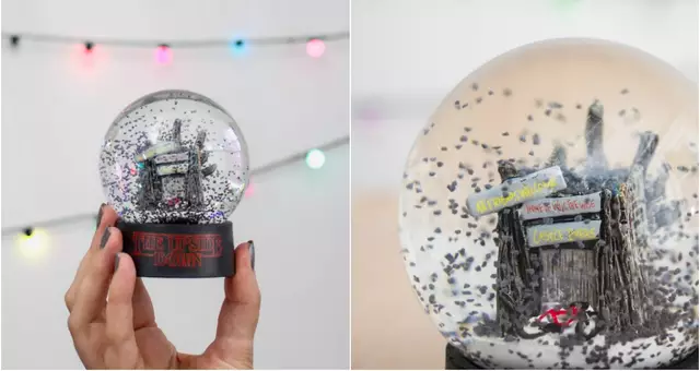 stranger thins snow globe