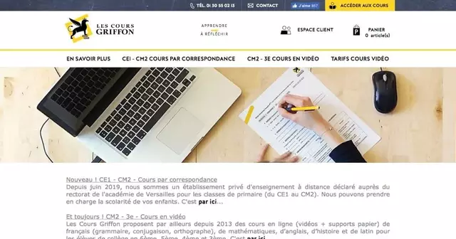 site-soutien-scolaire-cours-griffon